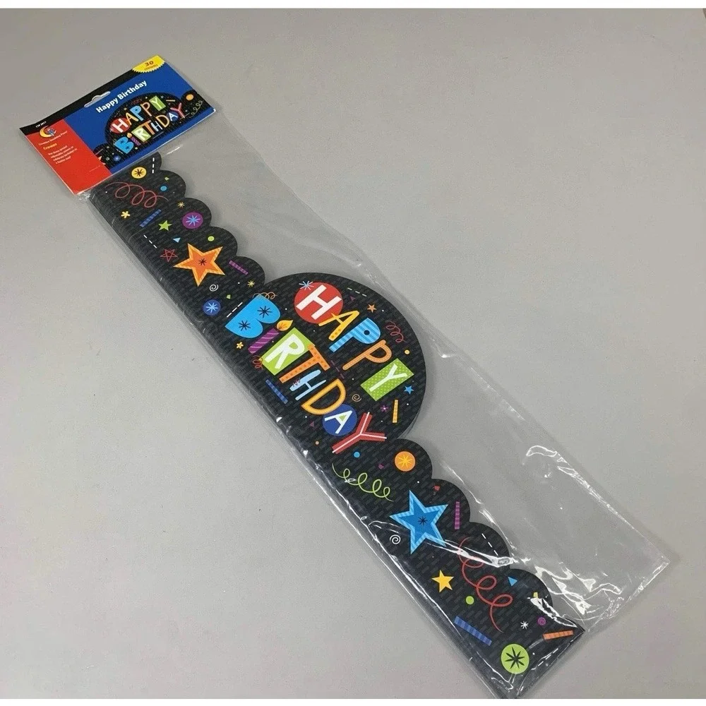 CREATIVE TEACHING PRESS (30 PACKS) Happy‎ Birthday Crowns Party Supplies 24